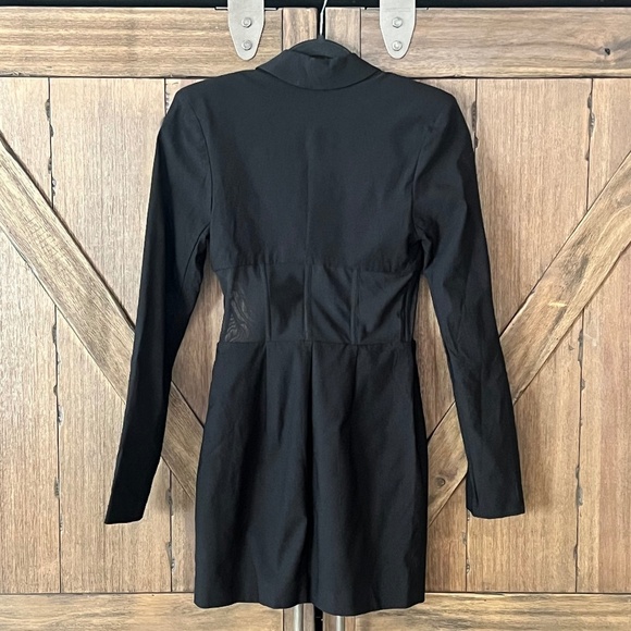Michael Costello x REVOLVE Chase Jacket Dress in Black Size XS NWT - Picture 5 of 9